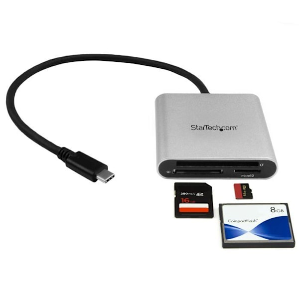 STARTECH Multikortlæser med USB-C SD / MicroSD / CompactFlash - USB 3.0