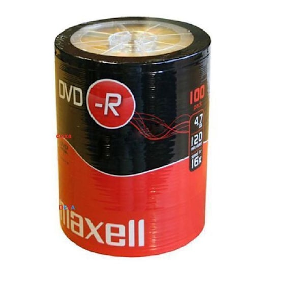 DVD-R 16X - MAXELL - 100 kappaleen spindeli - Kapasiteetti 4.7 Go