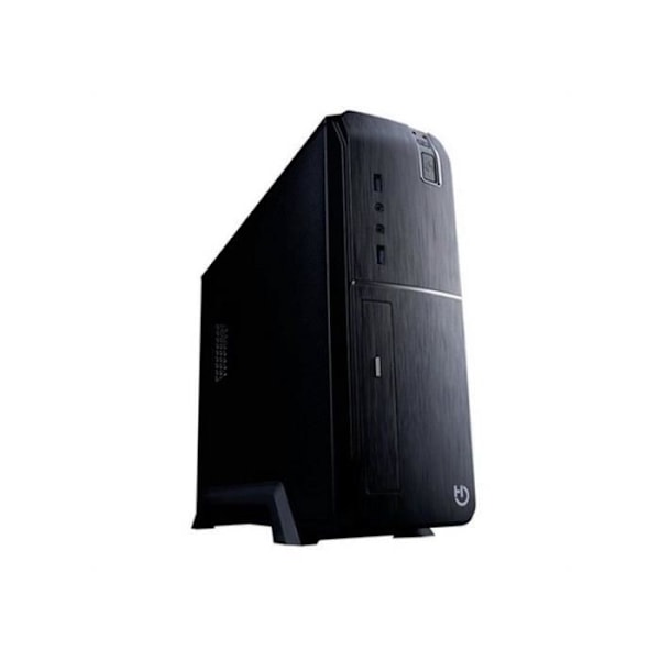 Hiditec CHA010020 Micro ATX / ITX Mid-Tower -kotelo, musta musta