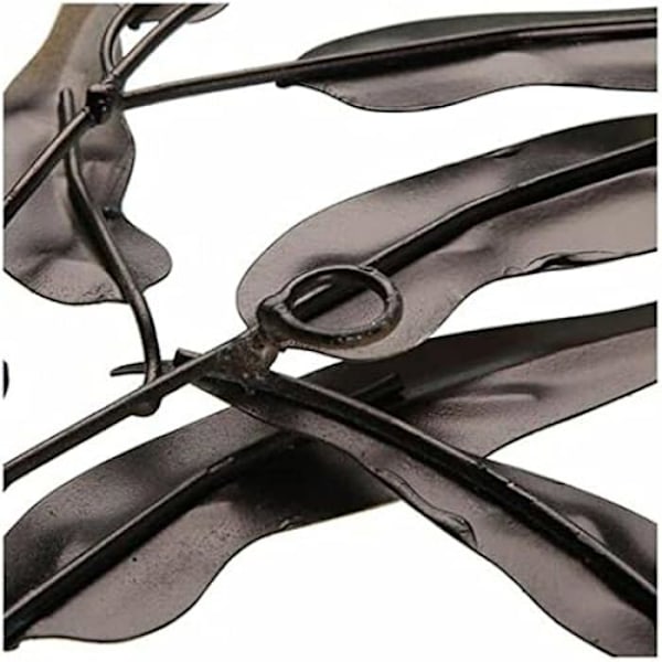 BigBuy Home S3405491 Metallikehys, Lehdet 5,7 x 72,4 x 53,3 cm Lakan