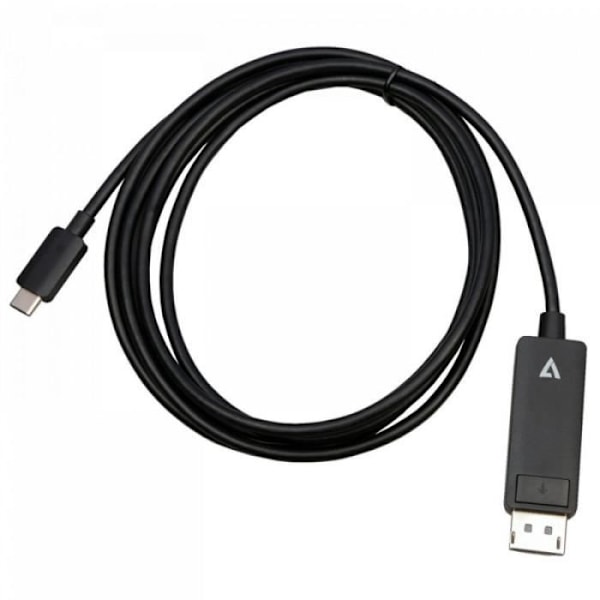 V7 - Adapterkabel - USB-C (M) til DisplayPort (M) - Thunderbolt 3 / DisplayPort 1,4 - 2 m - Understøttelse af 8K 30 Hz -