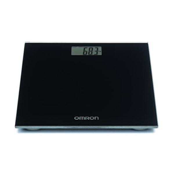 OMRON digital personlig vægt - Nøjagtig måling - 150 kg - Sort