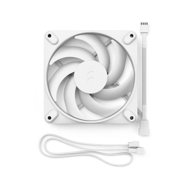 PC-tuulettimet - FRACTAL DESIGN - Momentum 12 - FDB - PWM-ohjaus - Melua vähentävät lapaset - Valkoinen