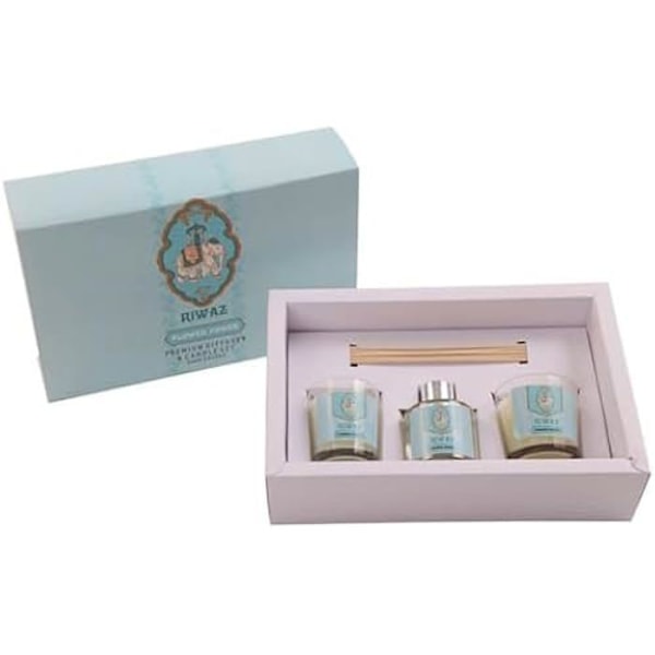 Ljus - DKD HOME DECOR - Set med 5 - Flerfärgade - Mått: 16 x 25 x 6 cm - Dekorativa föremål Flerfärgad