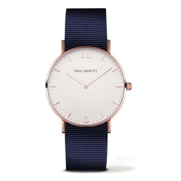 Kello - Paul Hewitt - PH-SA-R-ST-W-N-20 - Ø 39 mm - Kvartsikello - Nylon Sininen/Vaaleanpunainen Blå, Rosa