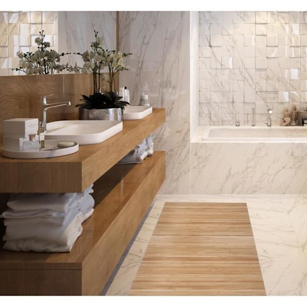 Storplanet cool naturlig bambu matta 60 x 90 cm
