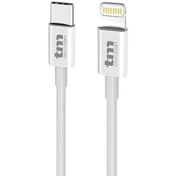 TM Electron USB C till Lightning-kabel 1 meter PVC