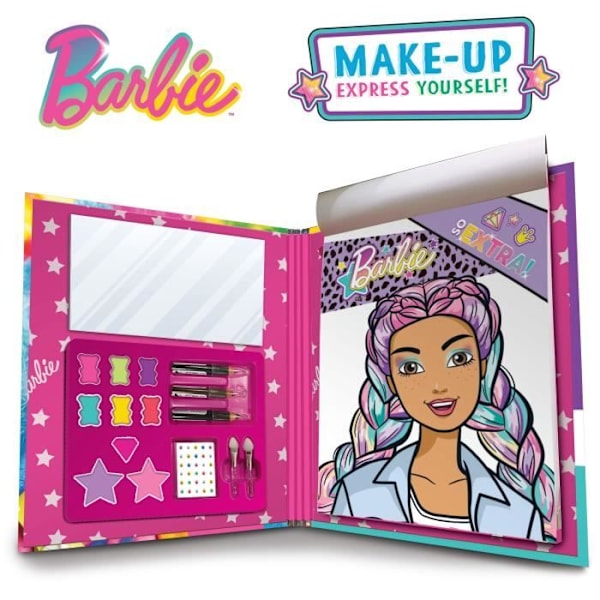 Sketchbook - Barbie Sketch Book Make Up - Lisciani - Att lära sig och göra smink Flerfärgad