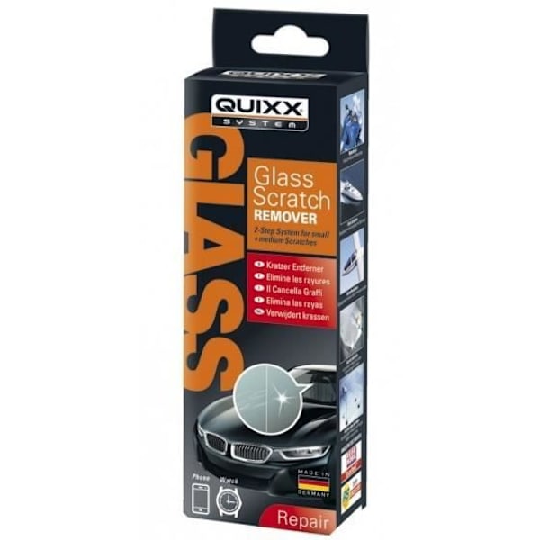 QUIXX glasskraber - 15 stykker - Hvid og Flerfarvet