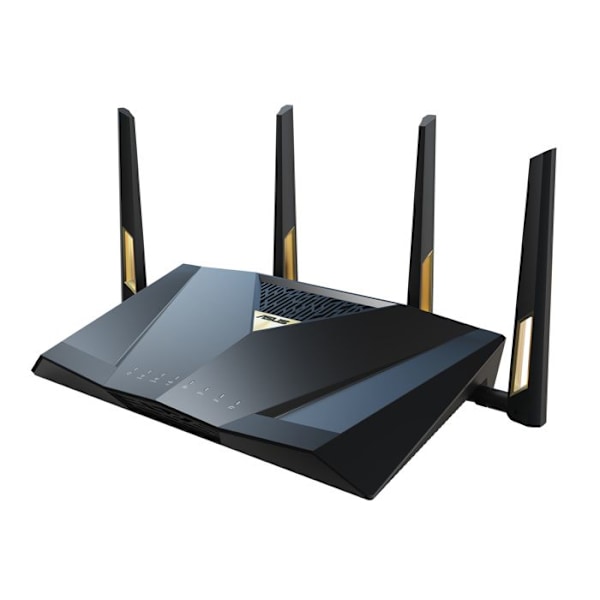 Mobilrouter - ASUS - RT-BE88U - Wifi 7 - Dualband 2,4/5 GHz - 5764 Mbit/s Svart, Grå