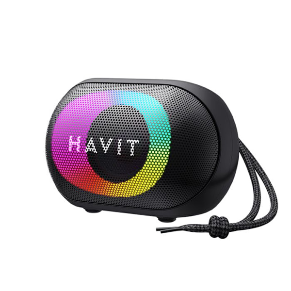 Bærbar Bluetooth-højttaler, håndfri opkald, TWS, TF, FM, AUX, USB, 1800 mAh - Havit (SK885BT) - Sort Sort