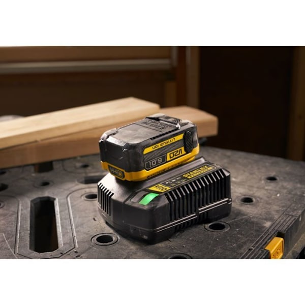 Batteri - STANLEY FATMAX V20 - SFMCB206-XJ - 18V 6Ah Gul