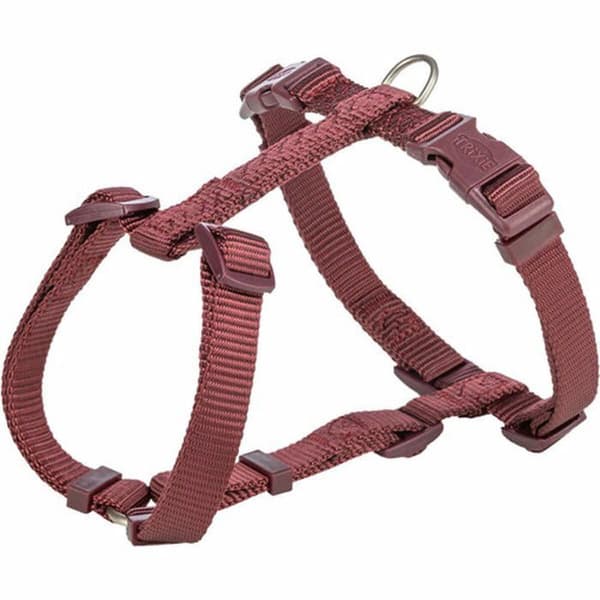 Hundsele - Trixie - Premium Röd M/L - Spänne - Plast