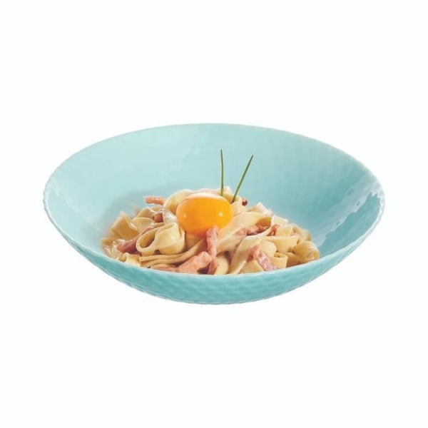 Dyb tallerken - Luminarc - Kvast - Turkis - Hærdet glas - 20 cm Turkos