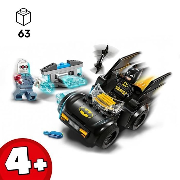 LEGO DC Batman 76301 Batman and the Batmobile vs. Mr. Freeze - Superhjältespelset Flerfärgad