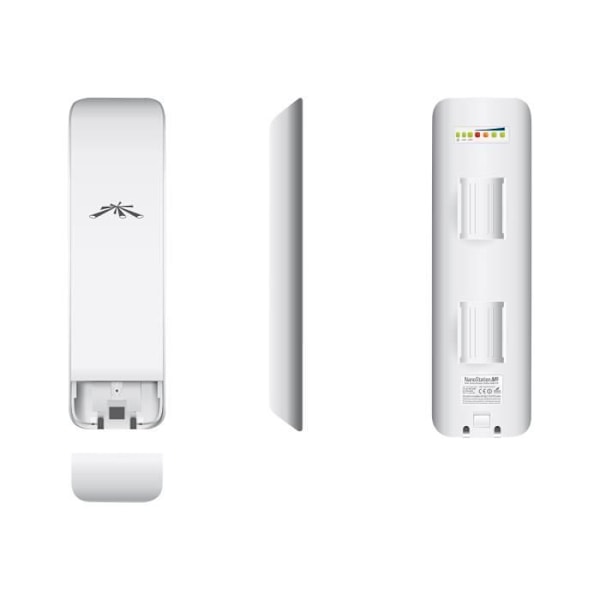 Trådløs bro - Ubiquiti - NanoStation M NSM5 - AirMax - Hvid - AirMax-netværk