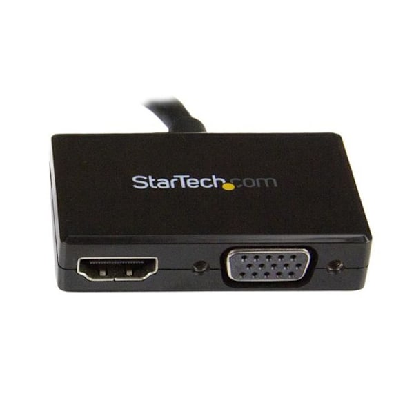 Ääni/videomuunnin - STARTECH.COM - 2-in-1 - DisplayPort HDMI/VGA - Musta