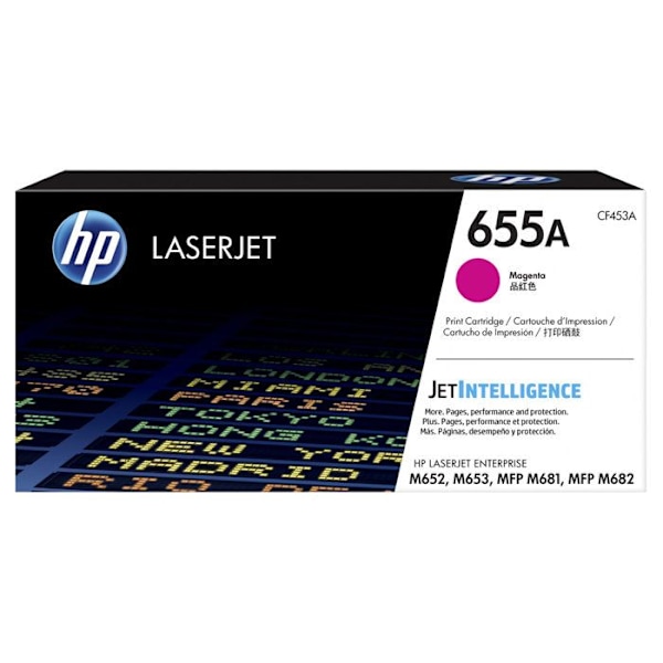 HP 655A - CF453A värikasetti - Alkuperäinen - LaserJet - Magenta