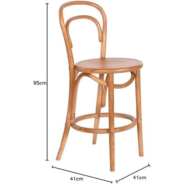 Pall - DKD HEMINNREDNING - Flerfärgad - 41 x 41 x 95 cm - Inomhus - Ej justerbar i höjdled Brun