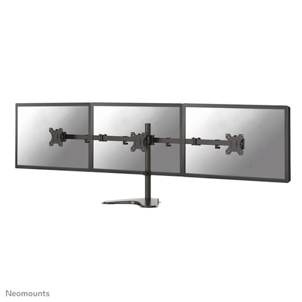 Bordstøtte - Neomounts by Newstar - FPMA-D550DD3BLACK - 3 skærme - Tipping - Drejbar - Sort