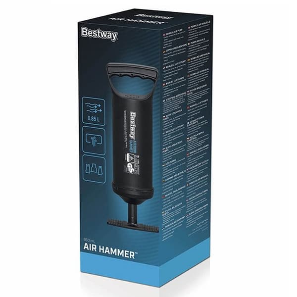 Pompe til manuel luft Bestway 62002 / 24 Sort Svart