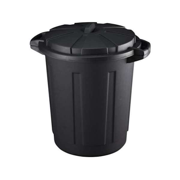 Sorteringsbeholder Sort 80 Liter Med Låg Mondex Svart