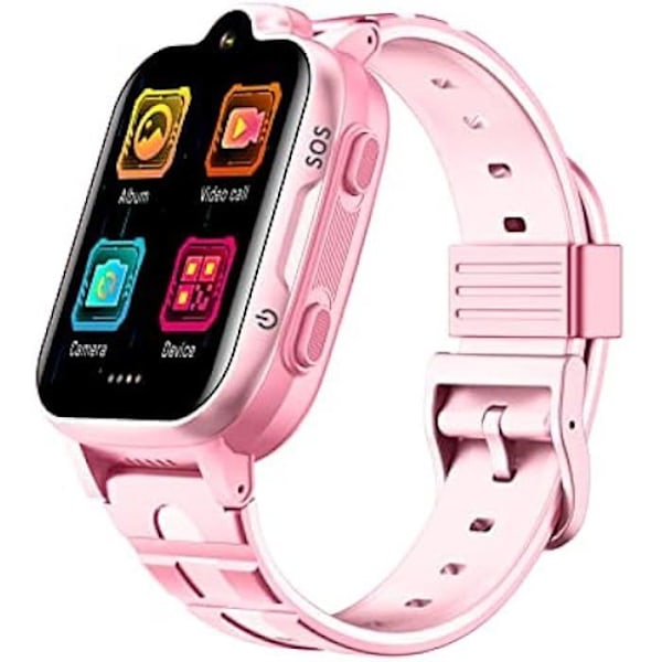 DCU TECNOLOGIC - Børns Connected Watch - GPS-positionering - Videoopkald - Touchskærm - Kompatibel med iOS-enheder og