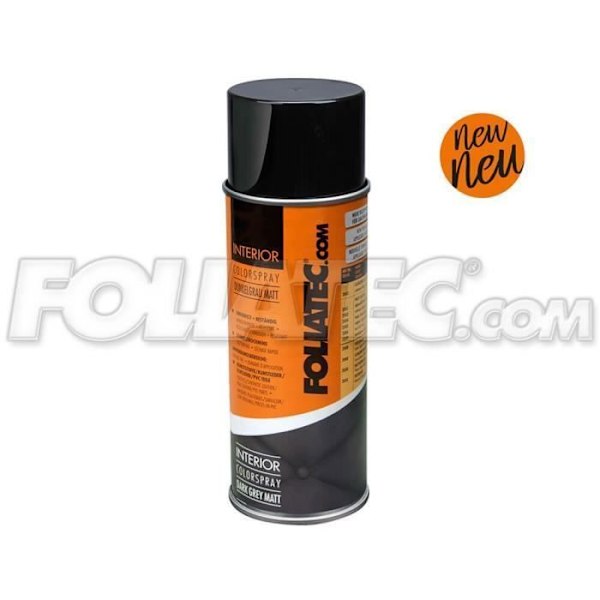 Color Spray - INDEVORFARVE - Spray Grå Mat - 400 ml - Plastik - Harpiks Spraya Grå Mat