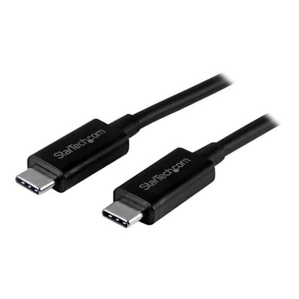 STARTECH USB 3.1 USB-C - USB-C-kaapeli 1 m - USB C - Mies / Mies - Musta