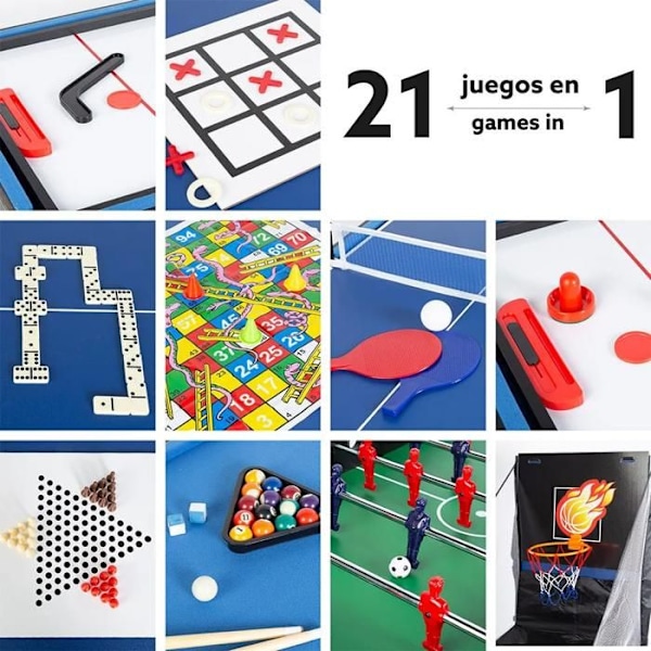 Multi Game Table 20 in 1 - CB Games - 120x110x82 cm - Familie Spil