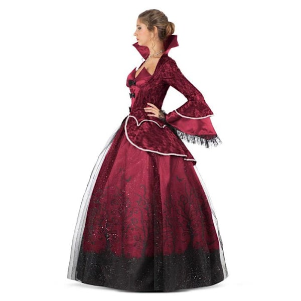 Vampyr dronning kostume - MY OTHER ME - Sort/Rød - Polyester - Flere størrelser - Voksen kvinde Svart röd