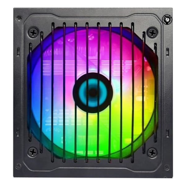 CoolBox DG-PWS600-MRBZ ATX 600W RGB sort strømforsyning Ø 12 cm x 1