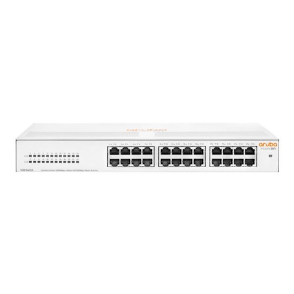 Switch - HPE - Aruba IOn 1430 - 24 porte Gigabit Ethernet - Ikke specificeret - 24G Sw Hvid