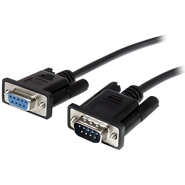 DB9 RS232 seriel kabel i direkte forbindelse - STARTECH - Seriel kabel forlænger - Sort