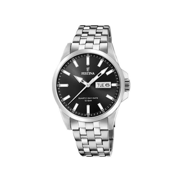 Klocka - Festina - F20357-4 - Analog - Rostfritt stål - 10 ATM Silver, Svart