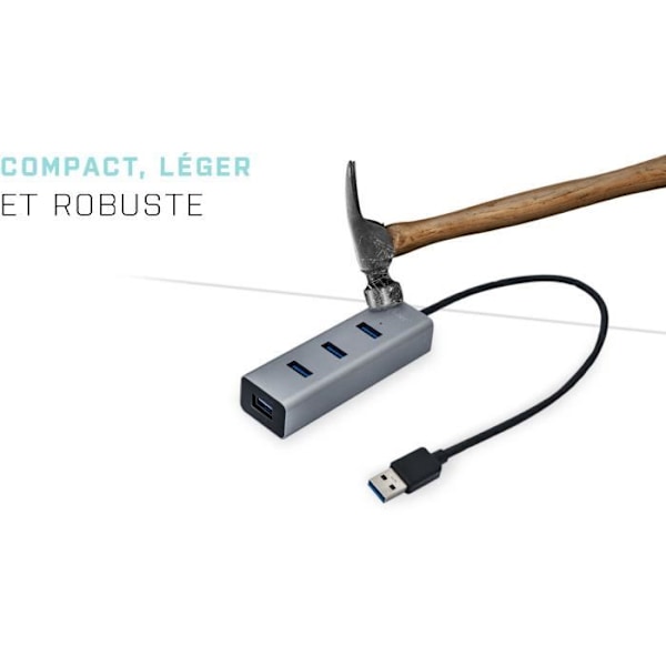 i-tec - USB 3.0 Metal 4-Port USB HUB