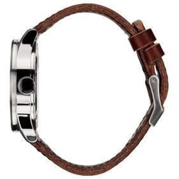 Ur - NIXON - THE SENTRY LEATHER - Læder - Kvarts - Analogisk Blå, brun