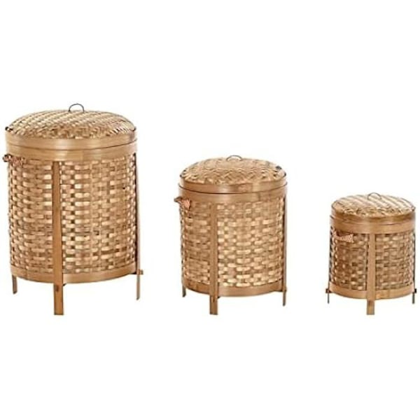 Korgset - DKD Heminredning - Flerfärgad - Bambu - 47 x 67 x 34 cm - Att montera själv mångfärgad