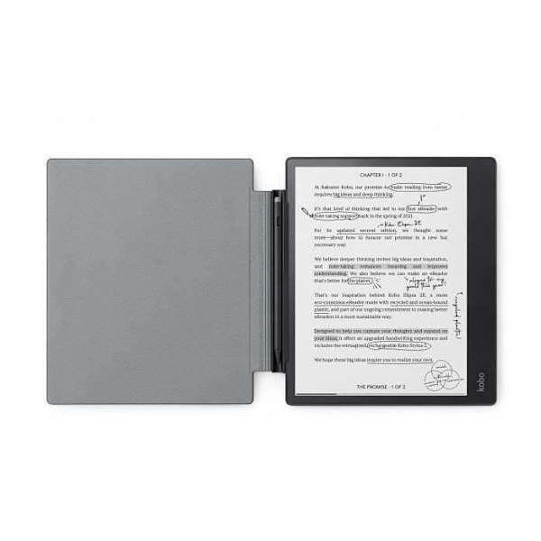 Kobo e-läsare tillbehör Elipsa 2E fodral Svart Svart