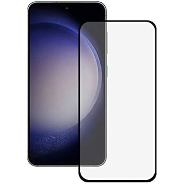 Skärmskydd - KSIX - Galaxy S23 - 2.5D härdat glas - Reptålig - 1 enhet Svart