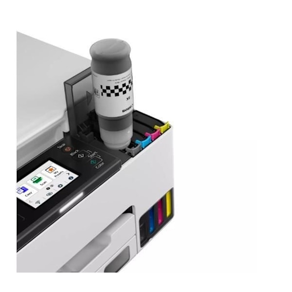 Monitoiminen Tulostin - CANON - MAXIFY GX1050 - Inkjettitulostin - Värillinen - WIFI - Valkoinen