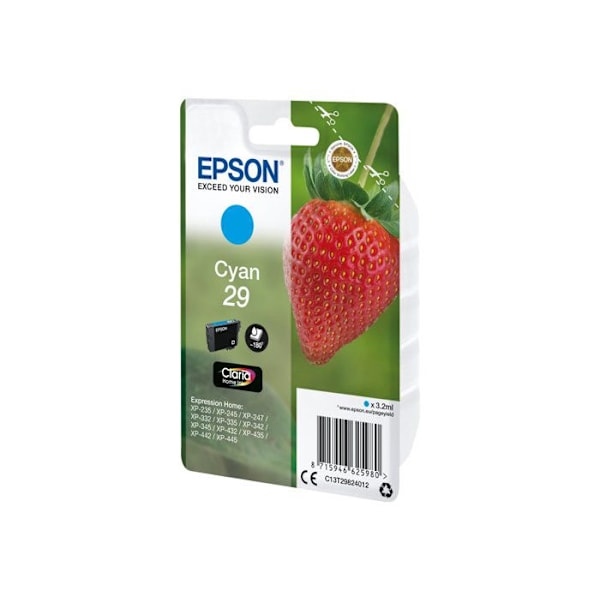 EPSON Original blækpatron 29 - 3,2 ml - Cyan