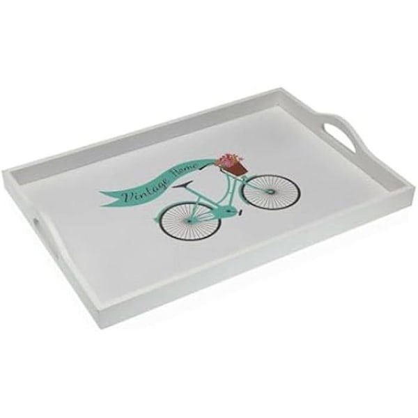 MDF træbakke - VERSA - Flerfarvet - 46,5 x 31,5 x 6,5 cm - Rektangulær - Kvalitet til den bedste pris Flerfärgad