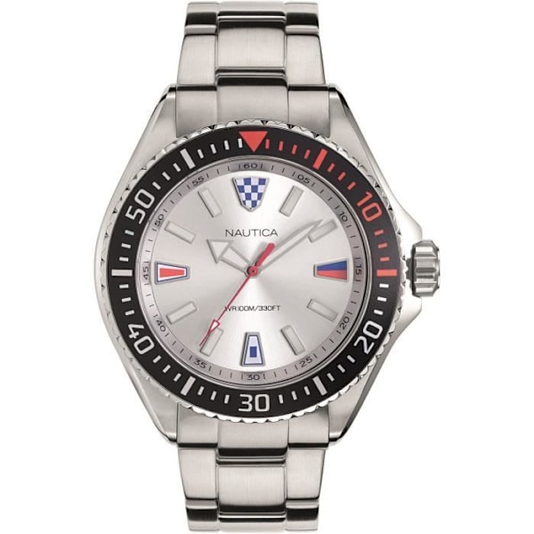 Ur - NAUTICA - Crandon Park Beach - Sølv/Stål - Vandbestandighed 10 ATM - Quartz Silver/stål