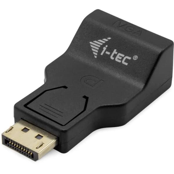 Videoadapteri - I-TEC - DP2VGAADA - DisplayPortista VGA:han - 1920x1080 - Musta