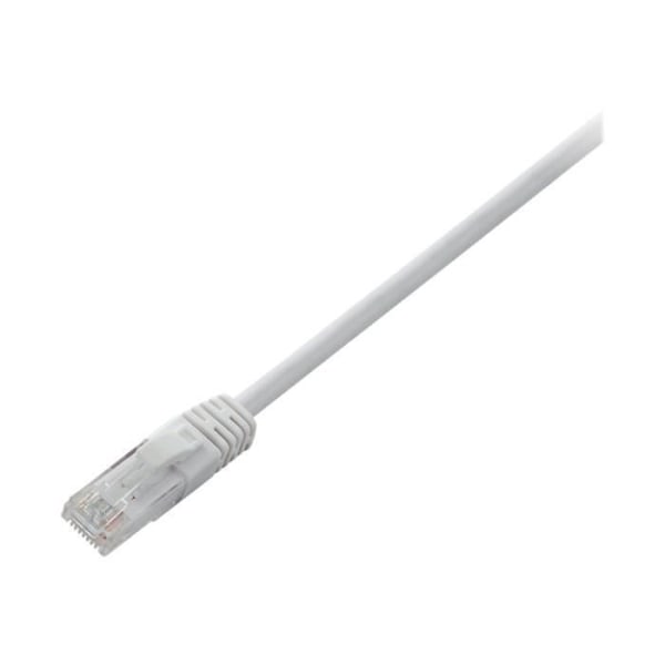 Netværkskabel V7CAT6UTP-02M-WHT-1E - 2 m CAT 6 - Til modem, router, hub, panel, vægplade, pc