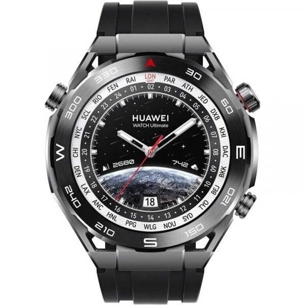 - Mål: 48,5 x 48,5 x 13 mm - Vægt: 76 gram - Skærmstørrelse: 1,5 tommer - Skærmtype: LTPO AMOLED -