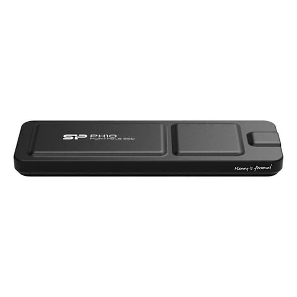 Ekstern SSD - Silicon Power - PX10 512GB - Sort - USB 3.2 Gen 2 - Kompatibel med PC, Mac, PlayStation, Xbox