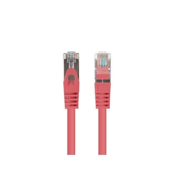 Lanberg Patchcord cat.6 FTP 0,25M 10-kpl fluke hyväksytty punainen - 5901969436396