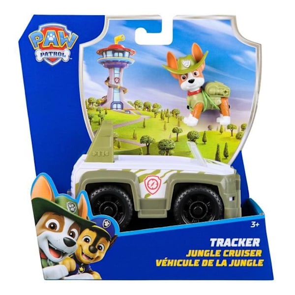 SPIN MASTER KØRETØJ + FIGURINE TRACKER La Pat' Patrouille Flerfärgad